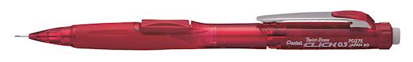 Tehnični svinčnik Pentel PD275T-BX 0,5 Click, rdeč
