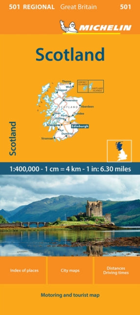 Scotland - Michelin Regional Map 501