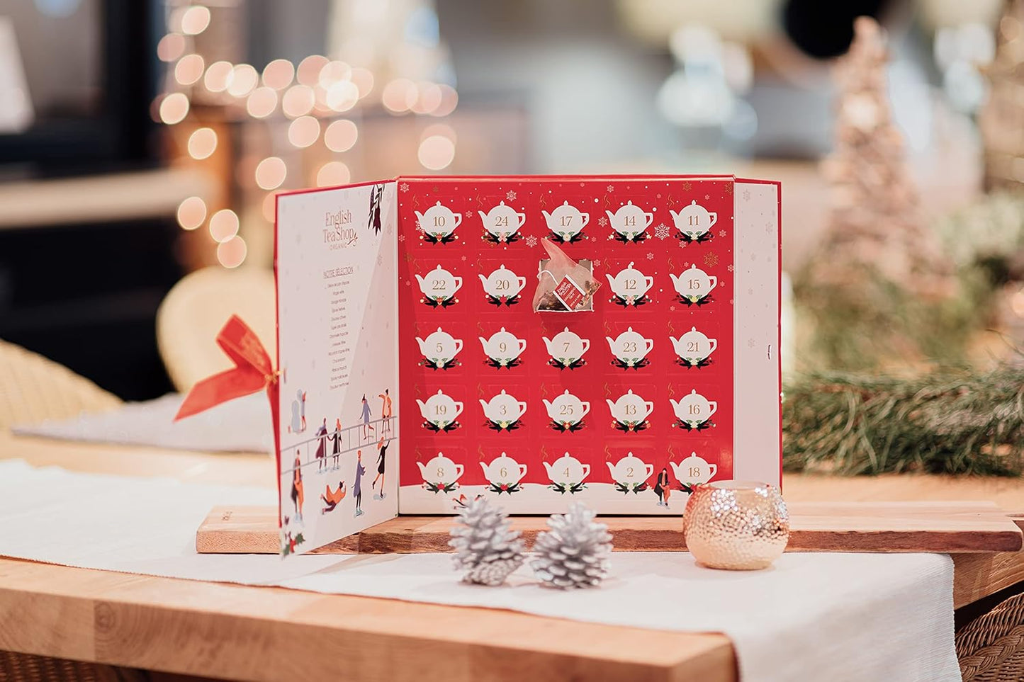 Čaj Adventni koledar, Red