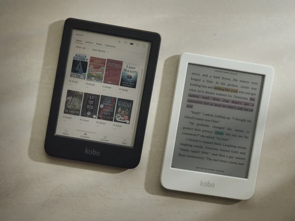 E-bralnik KOBO Clara COLOUR, bel 16GB