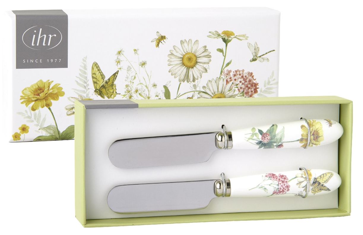 Set dveh nožev za maslo, WILDFLOWER