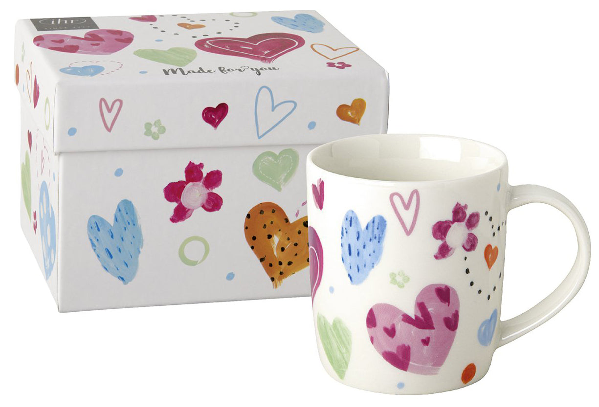 Skodelica Joyful Hearts, 300 ml