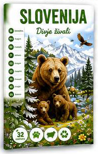 Pobarvanka Slovenija: Divje živali