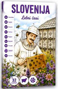 Pobarvanka Slovenija: Letni časi