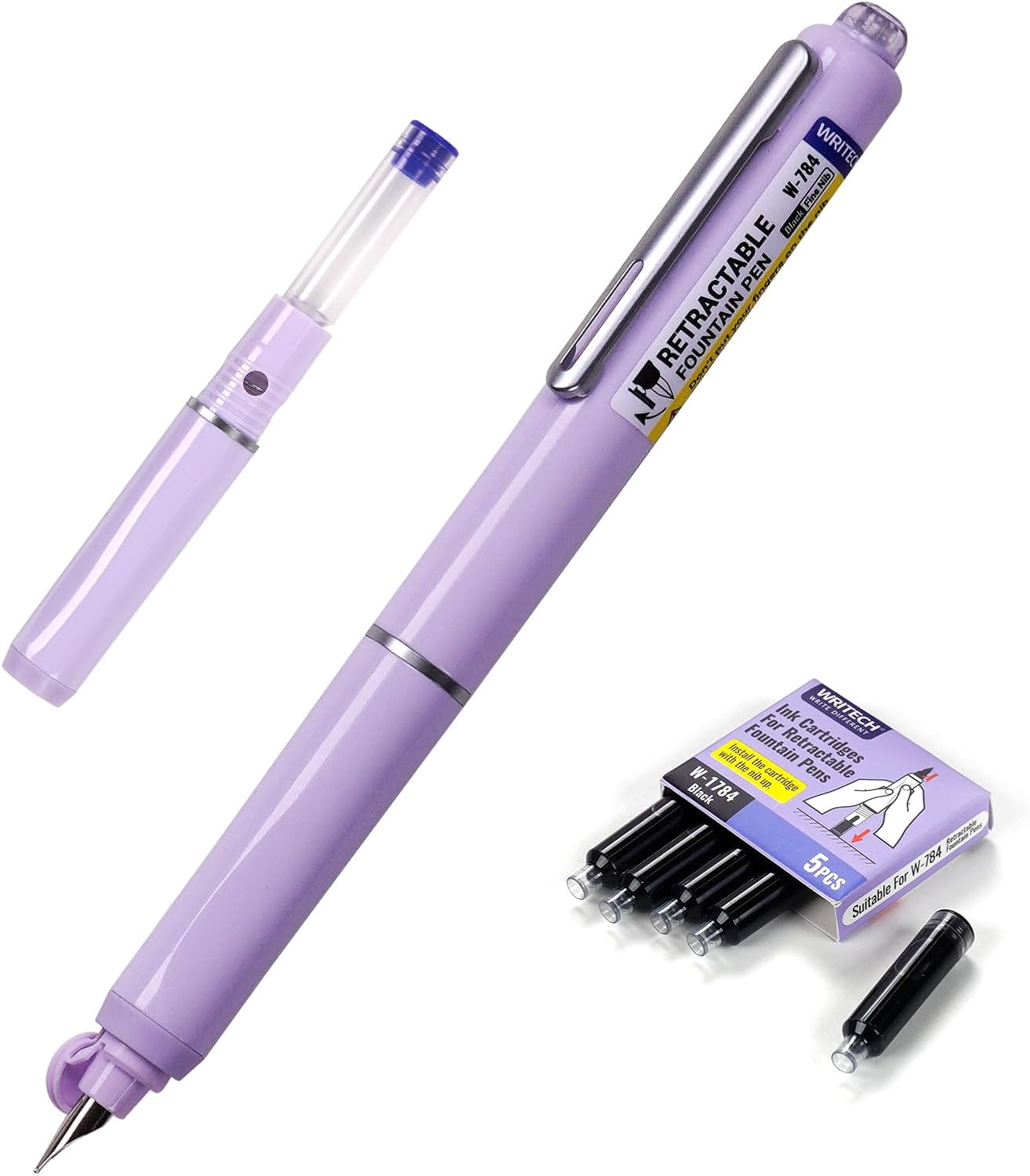 PERO NALIVNO WRITECH 260092 CLICK VIJOLA+5 BOMBIC