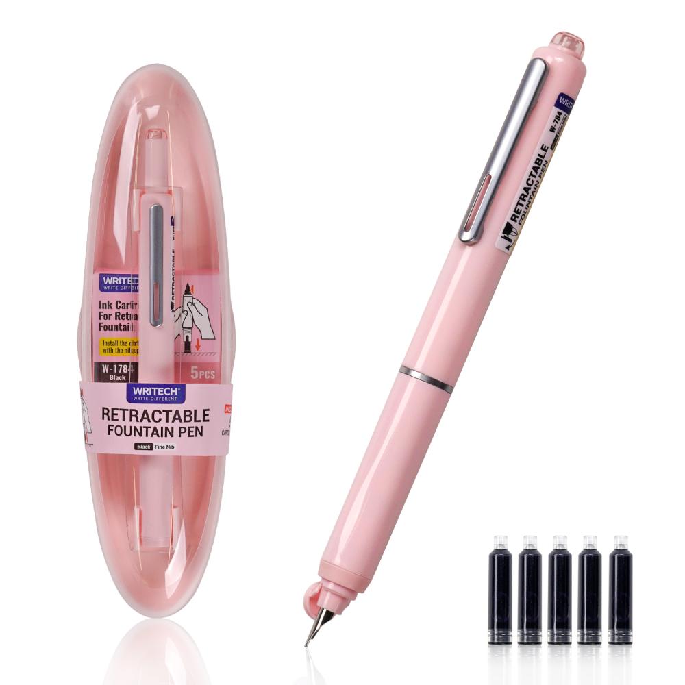PERO NALIVNO WRITECH 260054 CLICK ROZA+5 BOMBIC BL