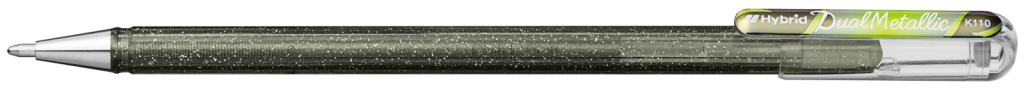 Roler Pentel K110-DZX dual srebrn metal.srebrn
