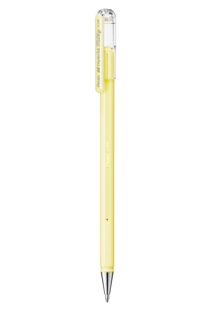 Roler Pentel K108-PG Hybrid Milky 0,8, p.rumen
