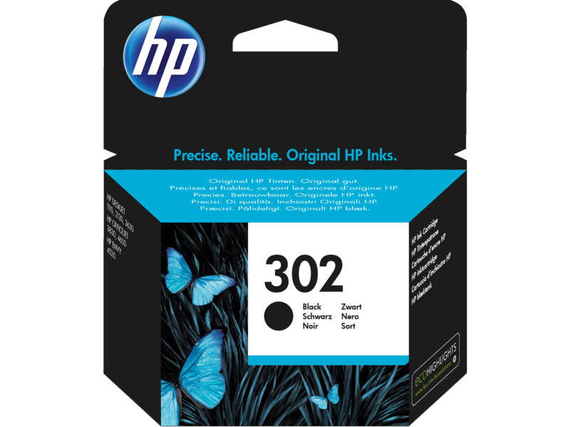 ČRNILO HP F6U66AE BLK ŠT.302 DJ2130