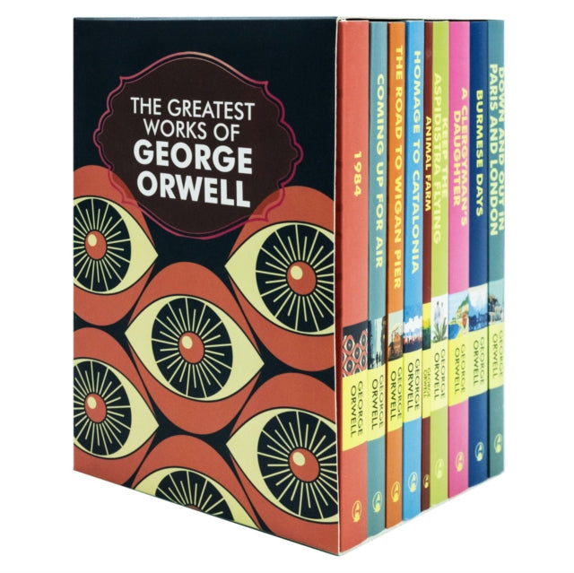 Greatest Works of George Orwell 9 Books Set