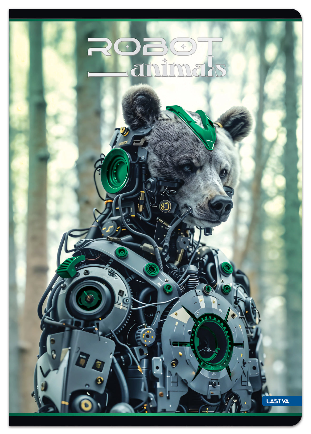 ZVEZEK A4 K 33440 ROBOT ANIMALS 52L 80G (10/60)(26