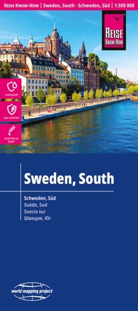 Sweden, South Map