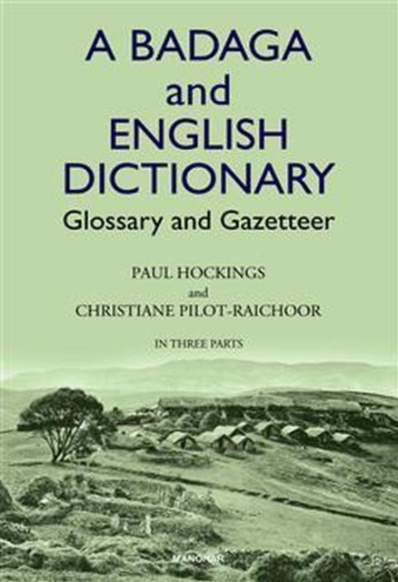 Badaga and English Dictionary