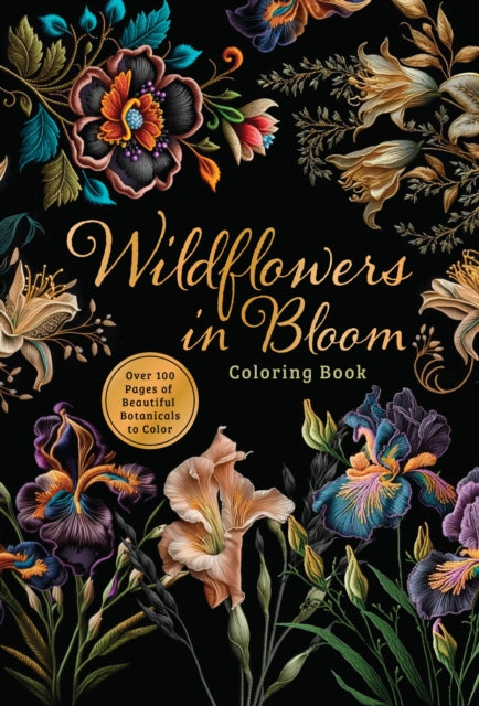 Wildflowers in Bloom Coloring Book