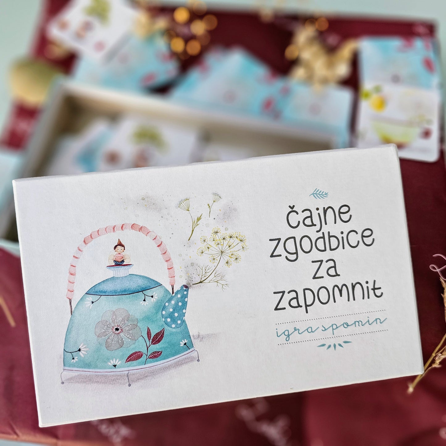 Igra spomin - Čajne zgodbice za zapomnit