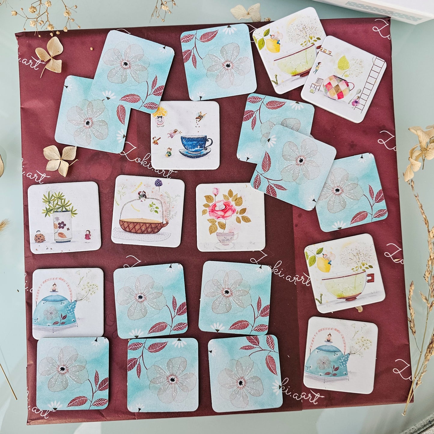 Igra spomin - Čajne zgodbice za zapomnit