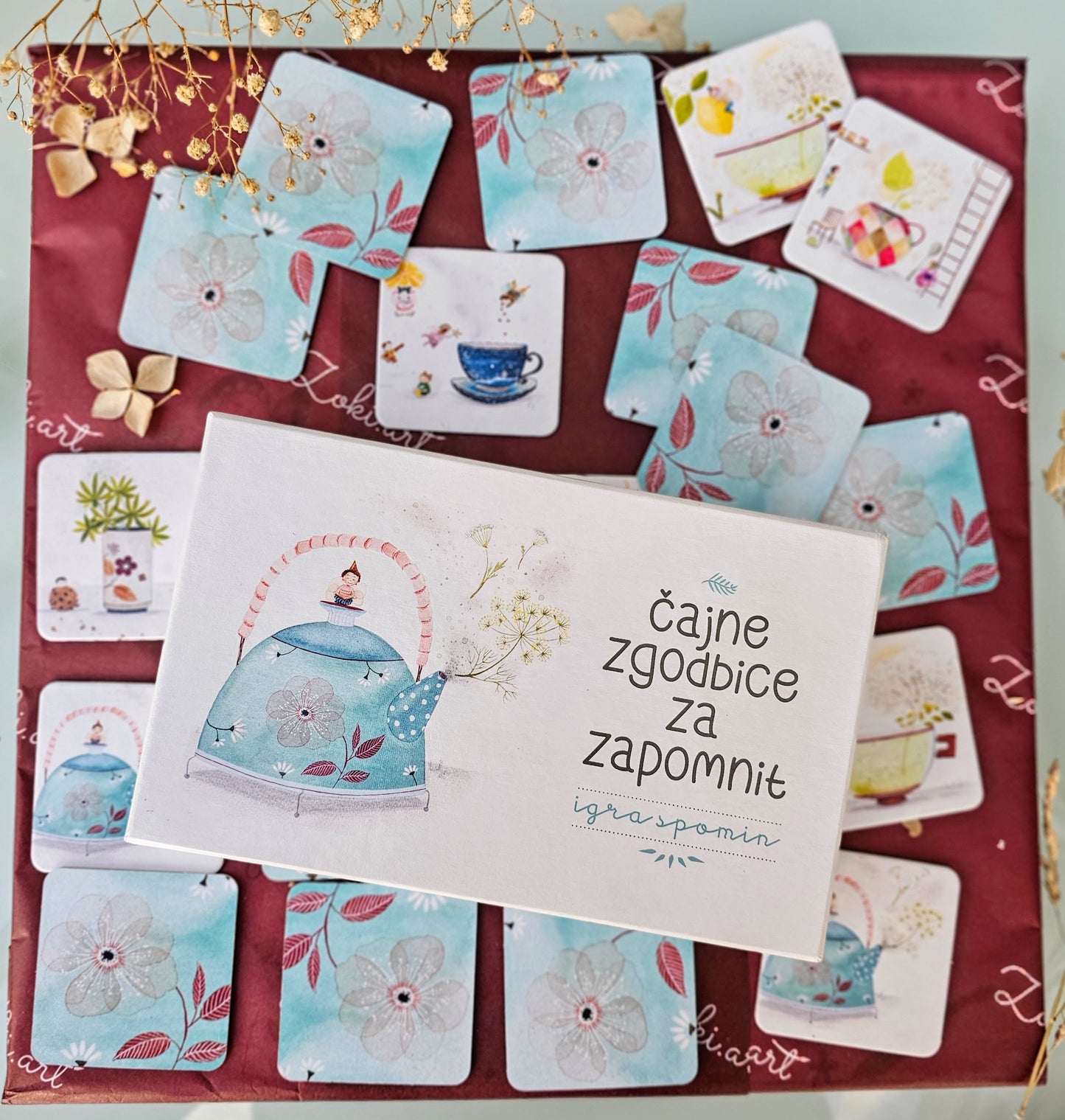 Igra spomin - Čajne zgodbice za zapomnit