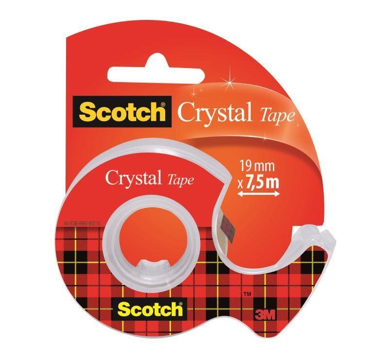 Lepilni trak 3M Scotch Crystal, na podajalcu