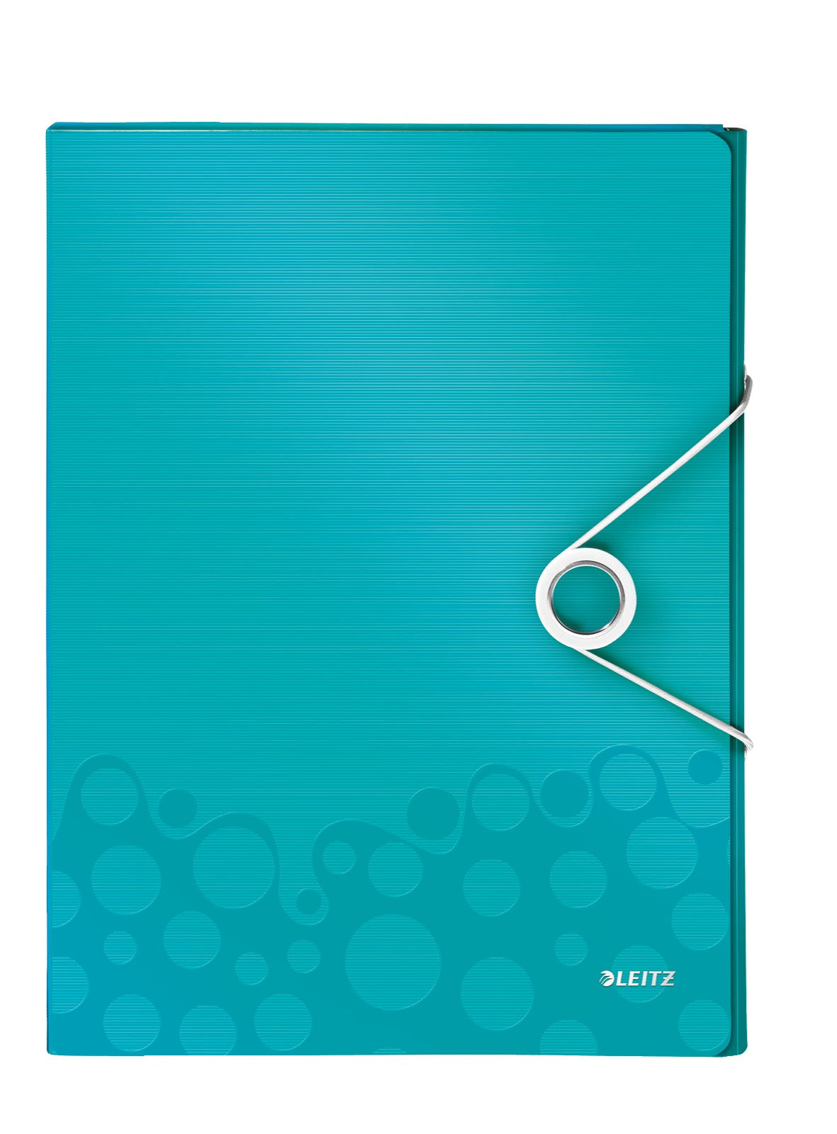 Mapa A4 PP s klapo in elastiko Leitz Wow, turkizna