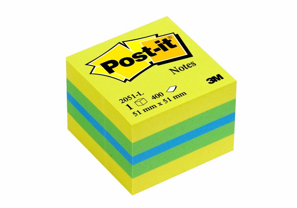 KOCKA SAM.3M POST-IT 2051-L 51X51/400 RU/ZE/MO