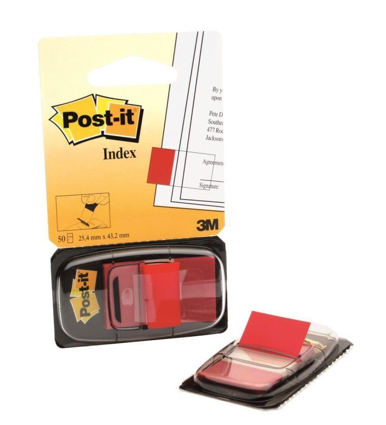 Označevalci 3M Post-it, rdeči