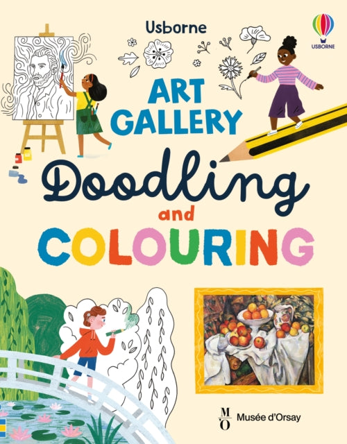 Art Gallery Doodling and Colouring