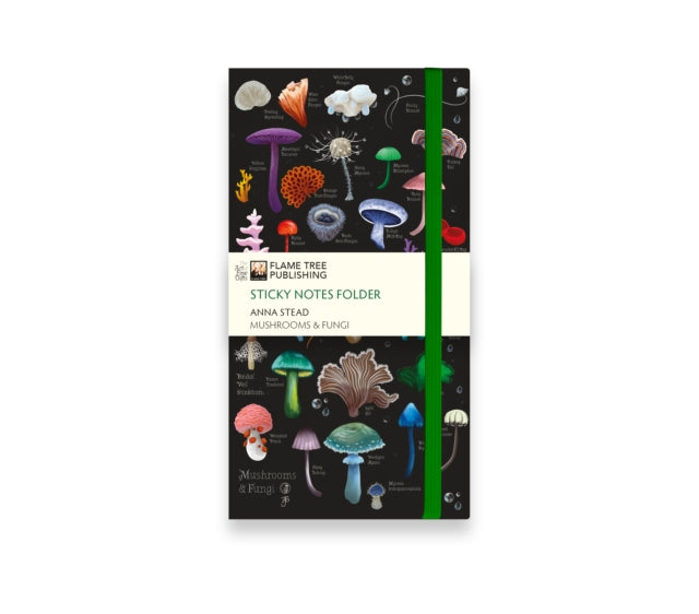 Anna Stead: Mushrooms & Fungi Flame Tree Sticky Notes Folder