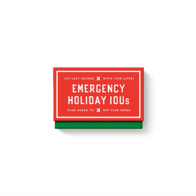 Emergency IOUs Card Set