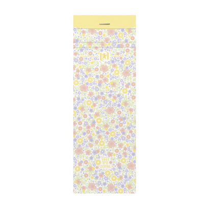 Blok Floral Soft Touch, 7,4x21 cm, črtani, 90-listni, sortirane barve