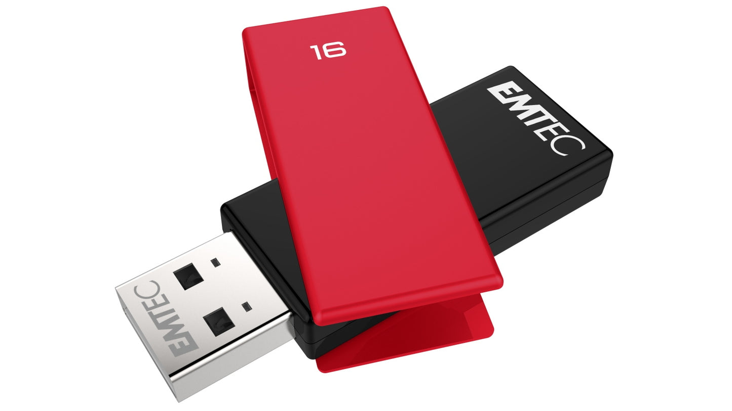USB disk EMTEC 16GB Brick C350 rdeč