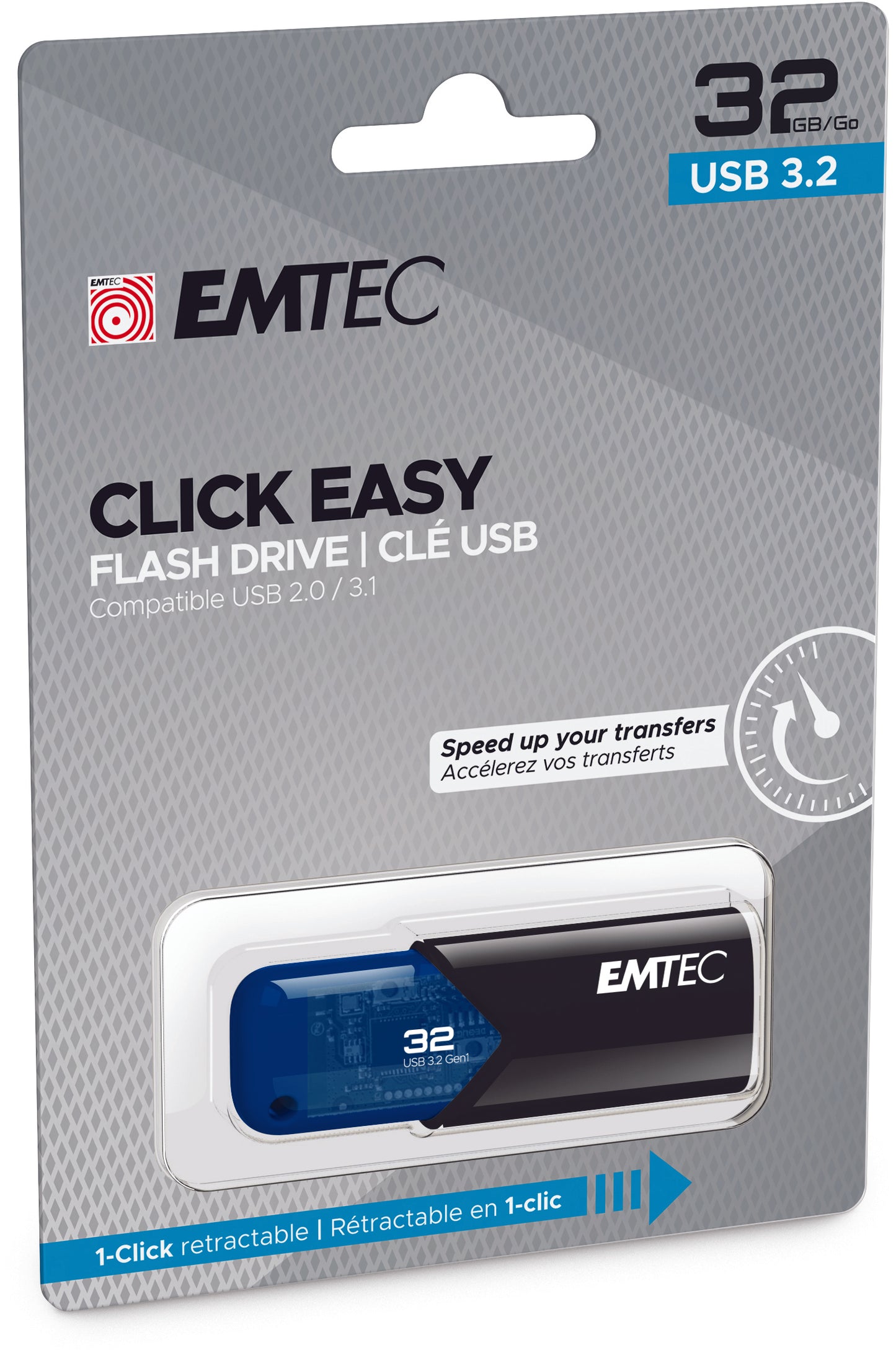 USB disk EMTEC 32GB Click E B110 3.2 Moder