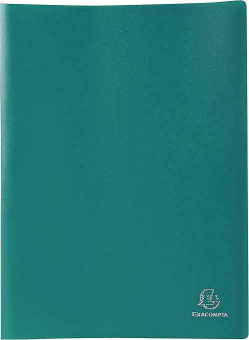 Mapa z vložnimi mapami Exacompta, A4, PP, zelena