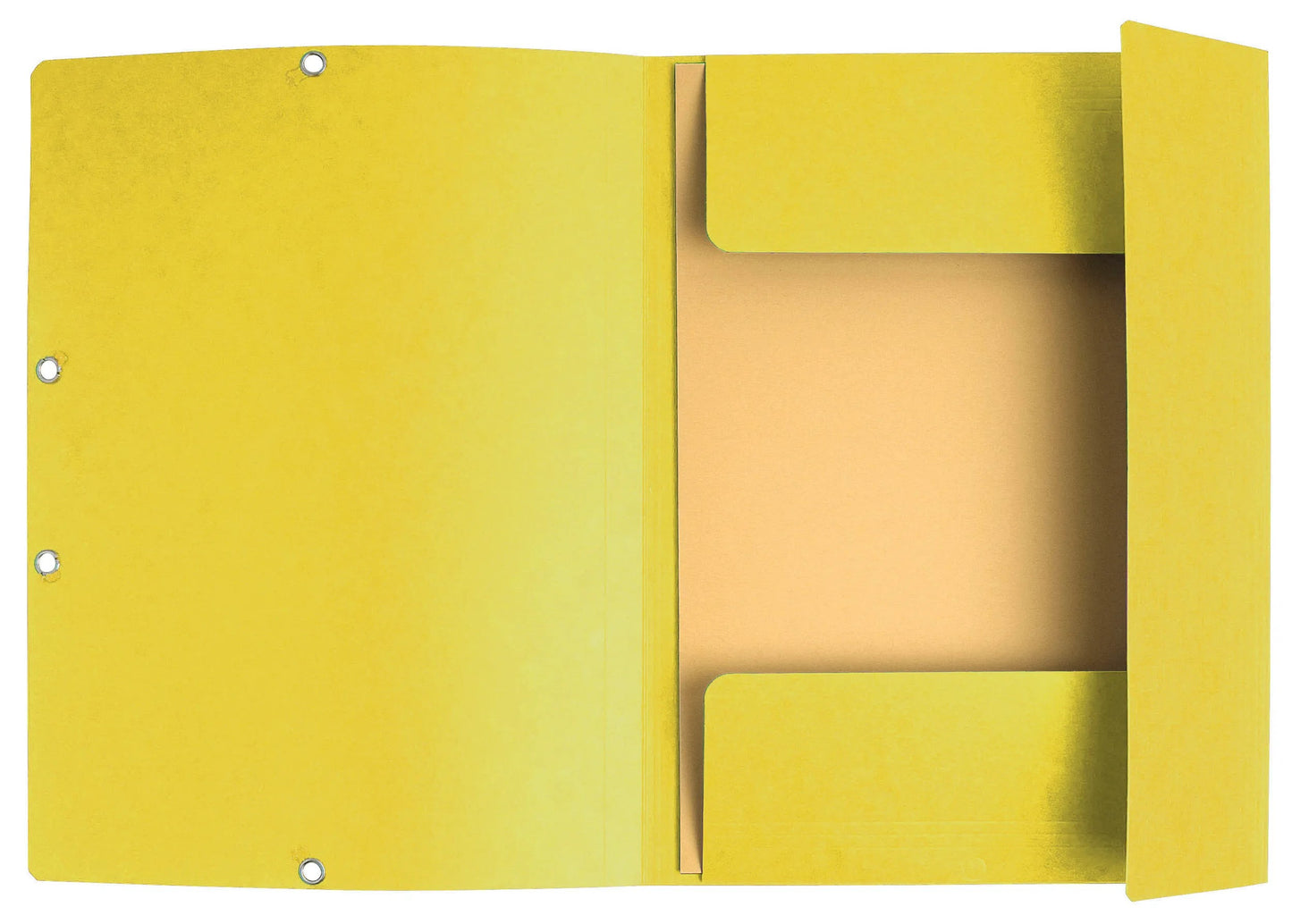 Mapa s klapo in elastiko Exacompta, A4, kartonska, citronsko rumena