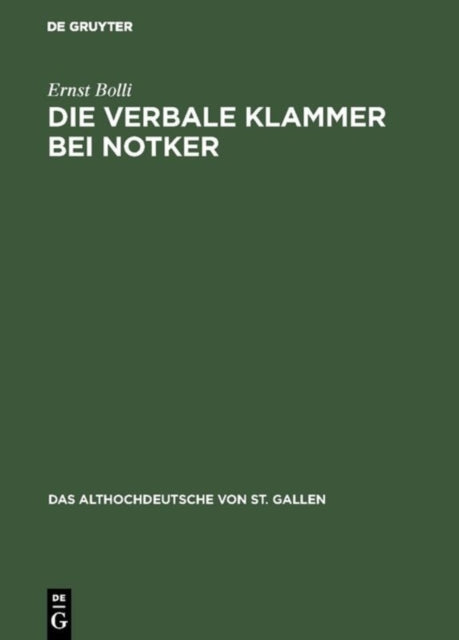 verbale Klammer bei Notker
