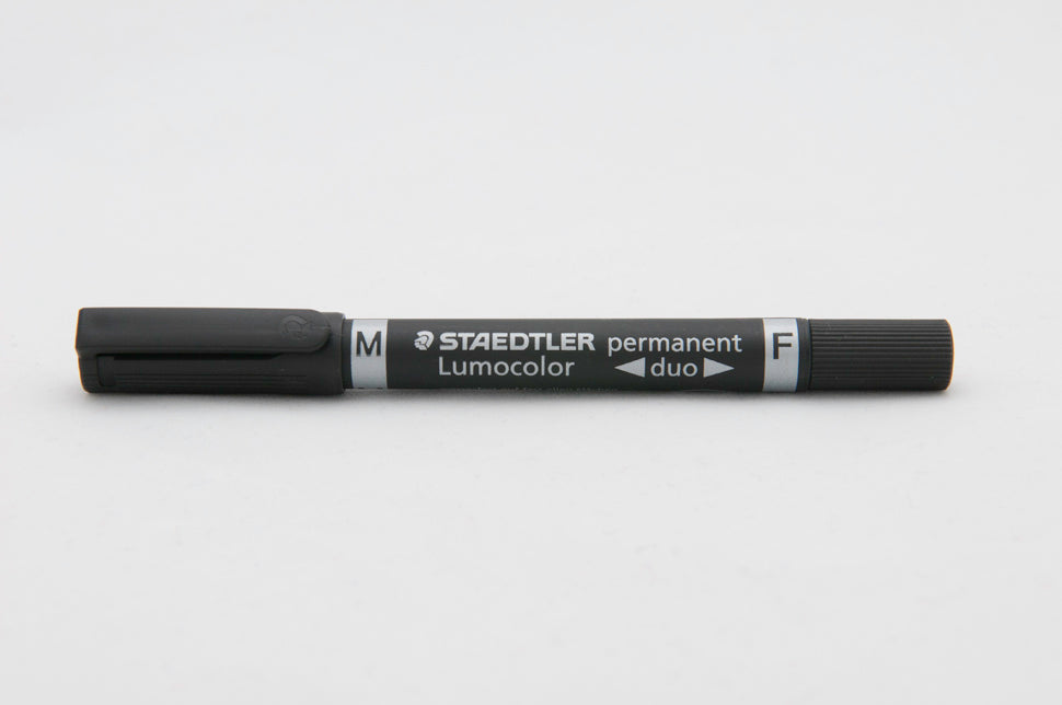 MARKER STAEDTLER 348-9 ČRN DUO LUMOCOLOR (10)