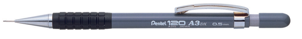 Tehnični svinčnik Pentel 120 A315-N 0,52, siv