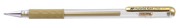 Roler Pentel Metallic K118 GRIP, zlat