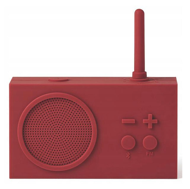 Bluetooth zvočnik in radio Lexon Tokio 3, temno rdeča
