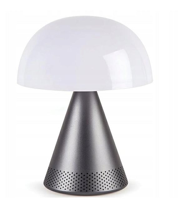 Svetilka z bluetooth zvočnikom Lexon Mina L Audio, metal