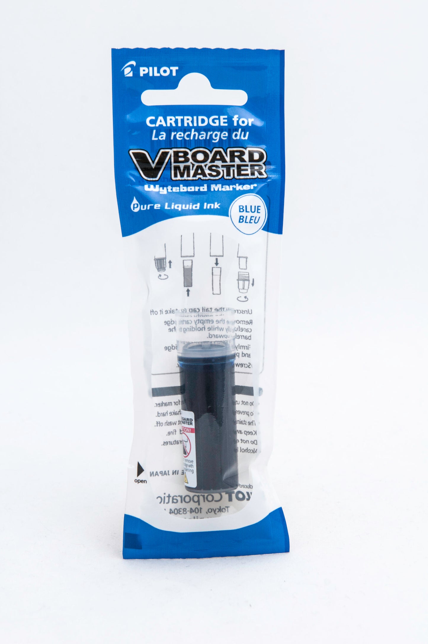 Vložek za marker za bele table Pilot WBS-VBM-L, moder