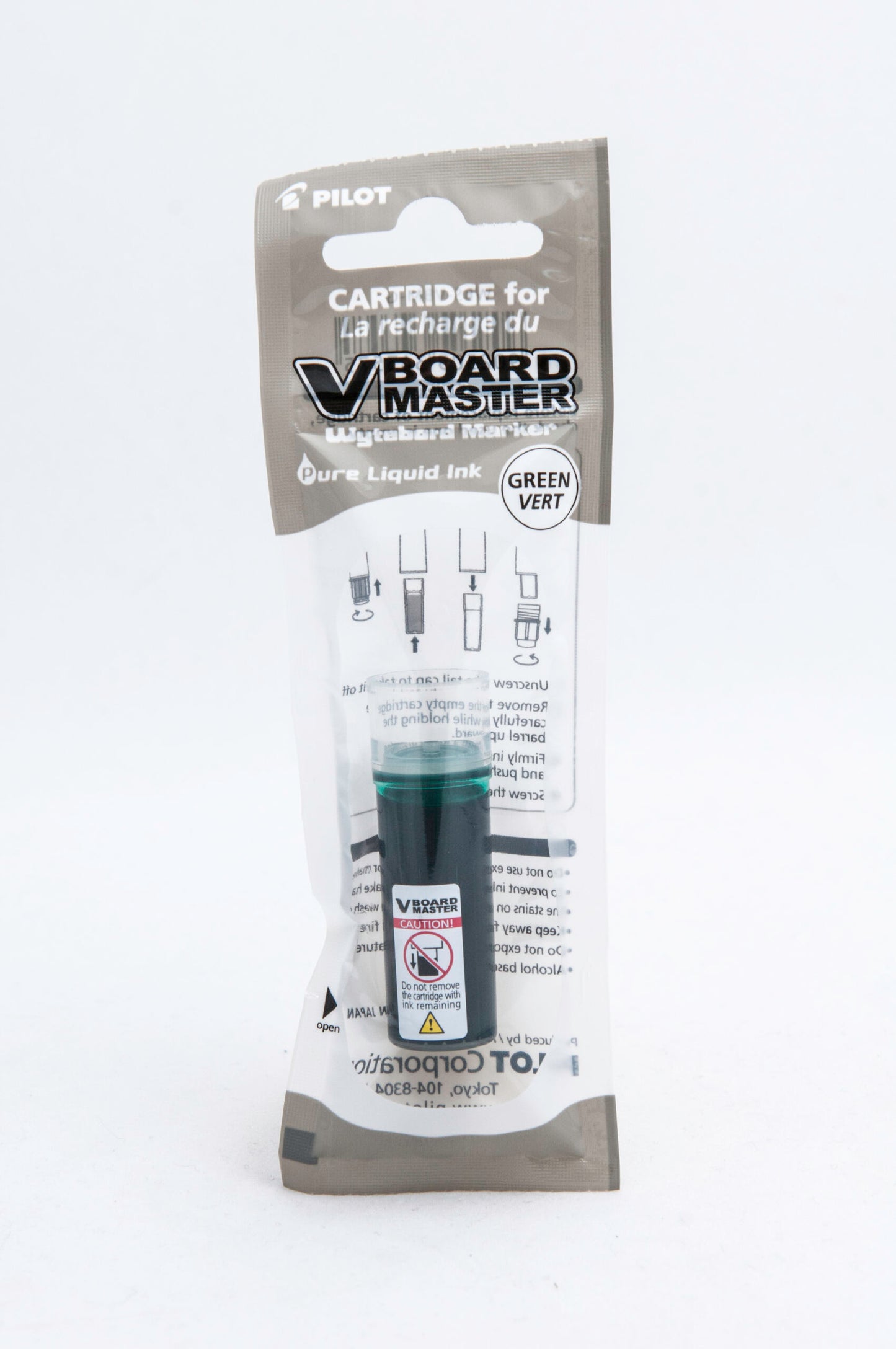 Vložek za marker za bele table Pilot WBS-VBM-G, zelen