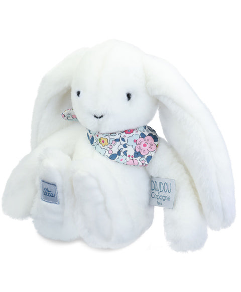 Plišasta igrača Zajec DouDou, 25 cm, bel