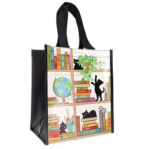 Nakupovalna vrečka Muc v knjižnici