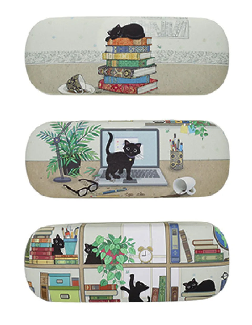 Etui za očala Muc in knjige (2)