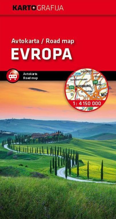 Evropa 1:4.150.000 (Avtokarta)