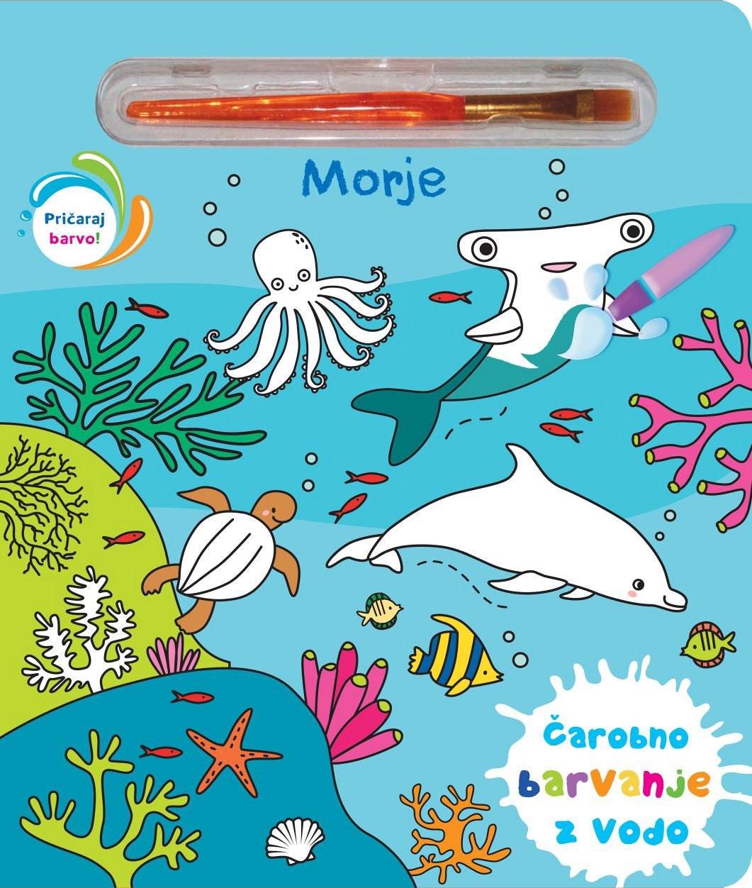 MORJE - ČAROBNO BARVANJE Z VODO