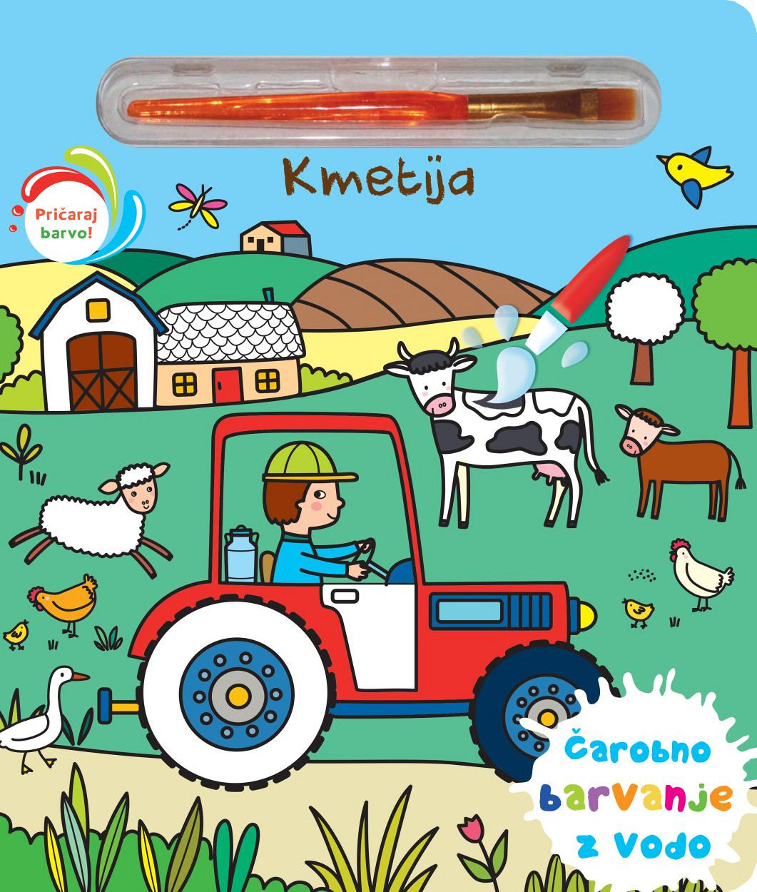 KMETIJA - ČAROBNO BARVANJE Z VODO