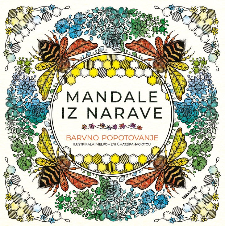 Mandale iz narave (pobarvanka za odrasle)