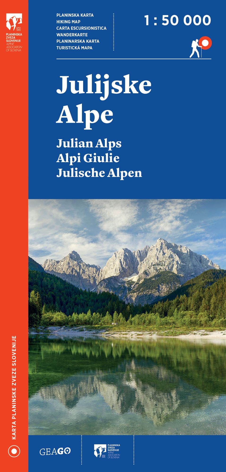 Julijske Alpe 1 : 50.000 (planinska karta)