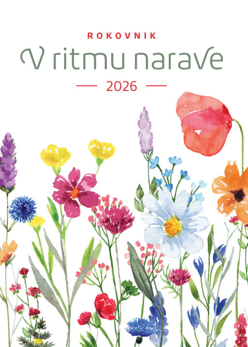 Rokovnik 2026 - V ritmu narave (Travniške cvetlice)